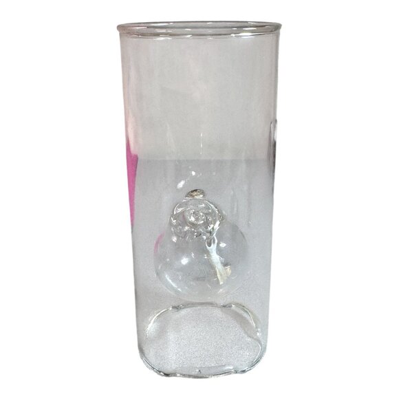 Wolfard Vintage Clear Glass Oil Lamp Unique Globe Design & Cylindrical 9" Tall - Picture 3 of 8